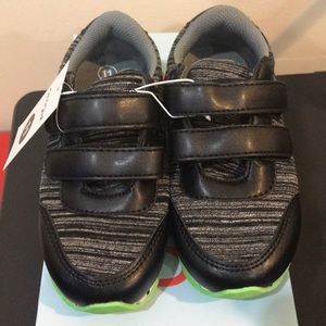 New Black and green sneakers size 11